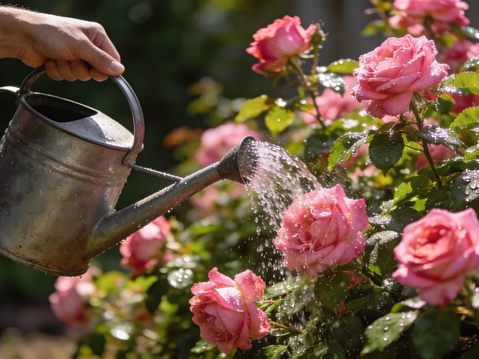 Arroser ses rosiers avec ce simple ingrédient de cuisine pour une floraison abondante