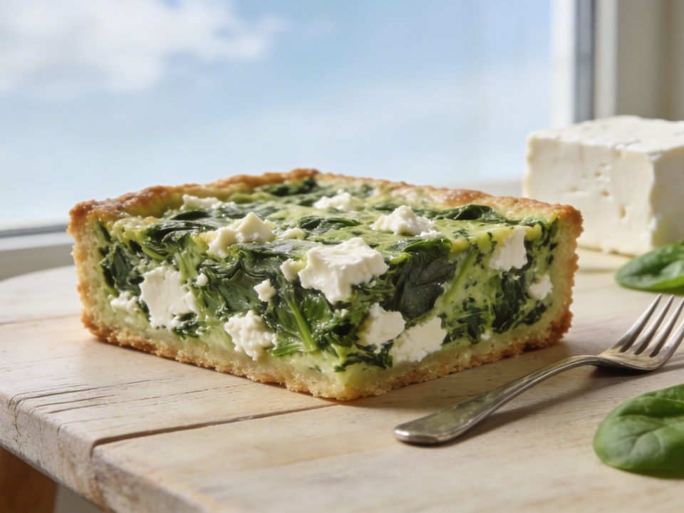 Cake salé aux épinards et feta : la recette de saison qui se prépare en 30 minutes et se mange tiède ou froid
