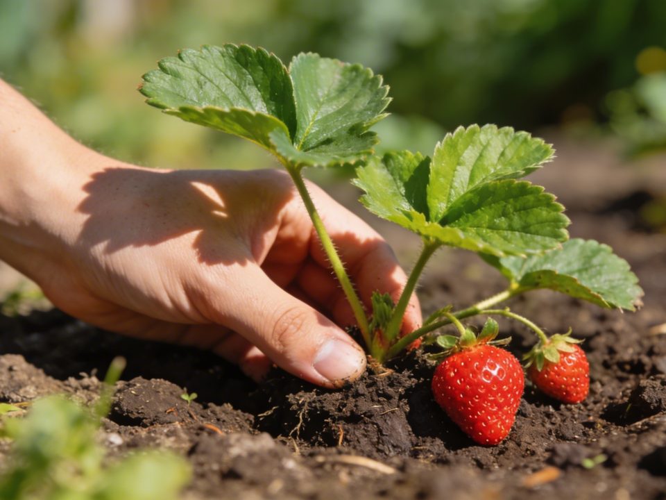 Ce geste de plantation sauve vos fraises de la pourriture (presque personne ne le fait)
