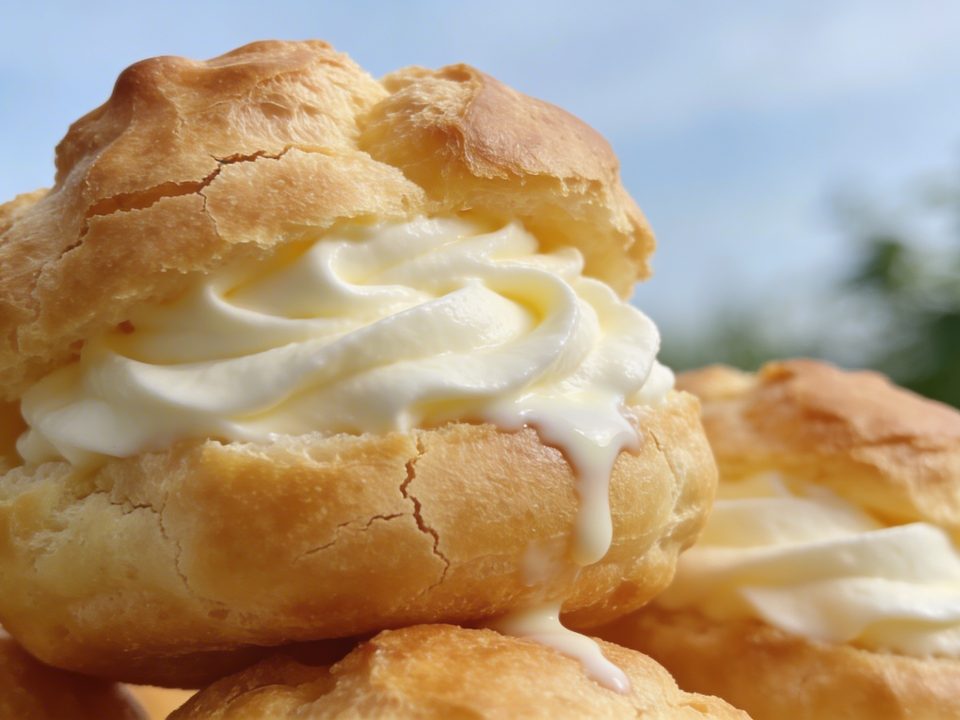 Ces choux à la crème pâtissière sont une tuerie : coques ultra légères, crème à la vanille ultra lisse