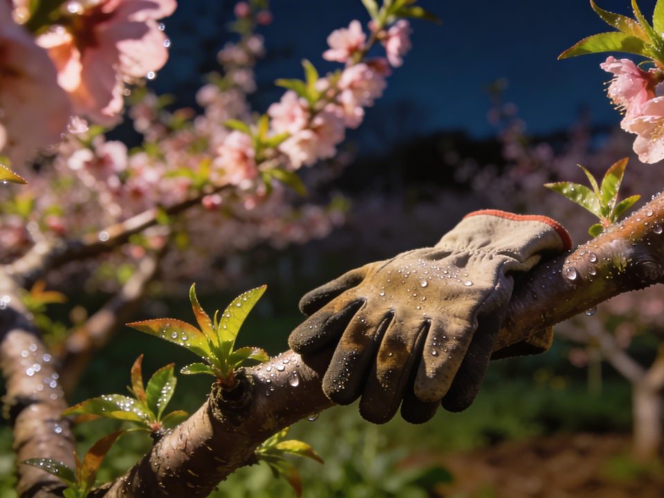 En avril, ces quelques nuits que les jardiniers négligent encore décident de la récolte de vos pêchers