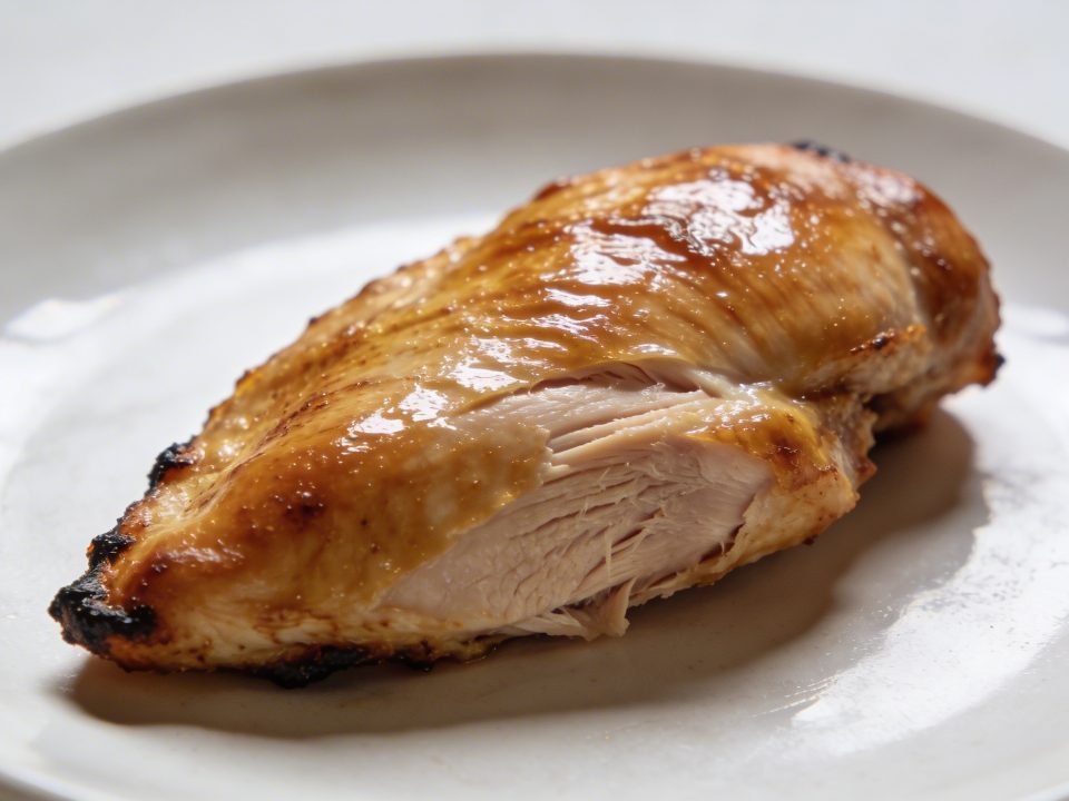 Plat de filet de dinde dore au four sur plaque