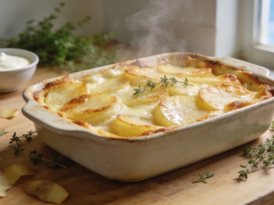 Gratin de pommes de terre express : la recette crémeuse et dorée prête en moins d'une heure