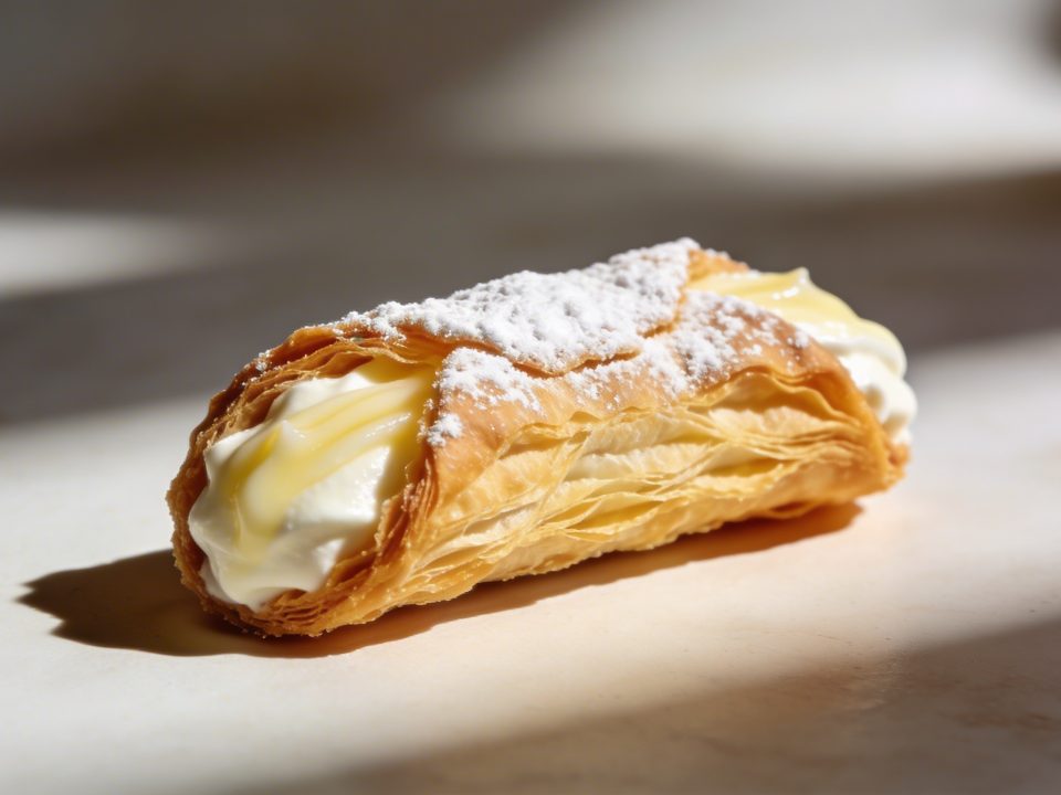 Le cannoli feuilleté à la vanille qui impressionne tout le monde (sans se fatiguer)