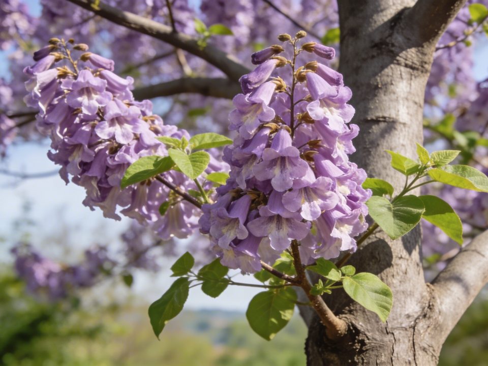 Le paulownia, cet arbre à croissance rapide dont la floraison surprend chaque année