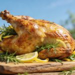 Poulet rôti aux herbes de printemps : la recette du dimanche qui sent bon l'estragon et le citron dès la sortie du four