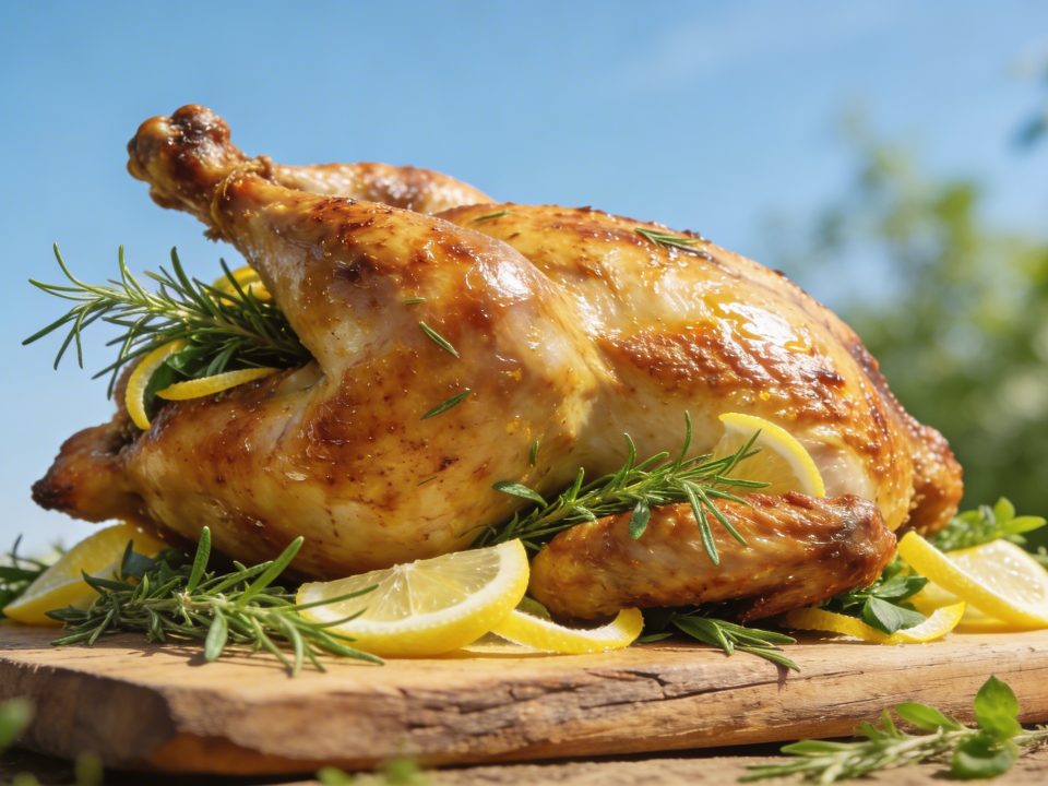 Poulet rôti aux herbes de printemps : la recette du dimanche qui sent bon l'estragon et le citron dès la sortie du four