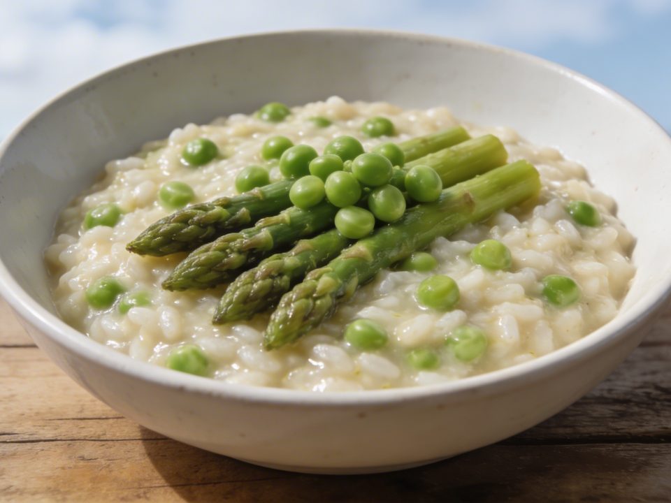 Risotto aux petits pois et asperges : le plat de printemps crémeux et sans prise de tête qui régale tout le monde