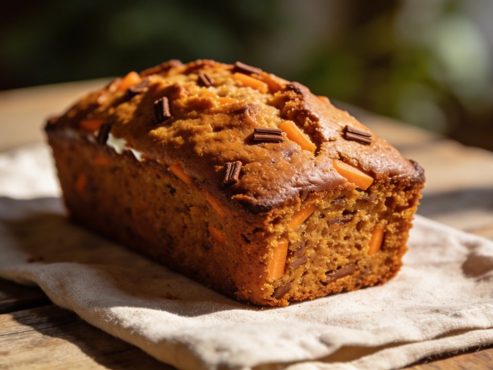Cake aux carottes nouvelles de printemps : moelleux, parfumé à la cannelle, et prêt avant l'heure du goûter