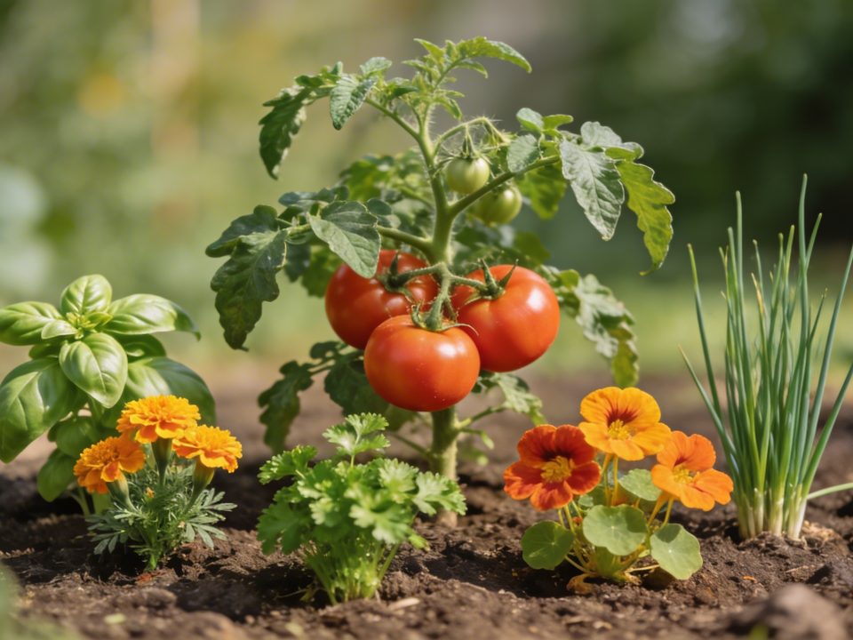 Ces 5 plantes transforment votre carré de tomates en véritable forteresse naturelle