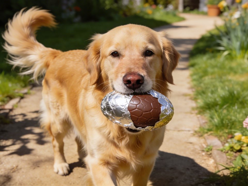 Votre chien a trouvé un œuf en chocolat dans le jardin ? Voici quoi faire dans les 10 prochaines minutes